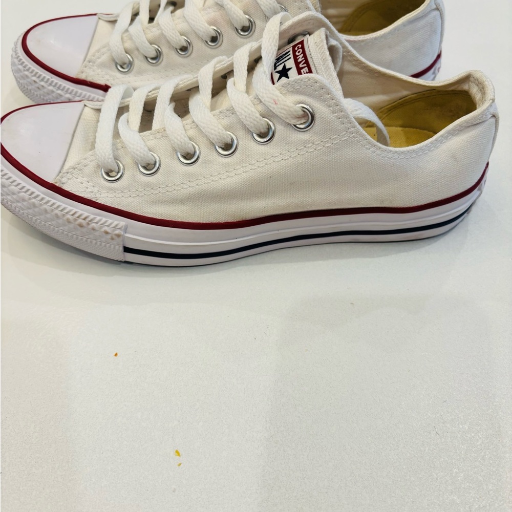 Converse chuck Taylor All Star low top White Womens size 7 - Picture 7 of 9